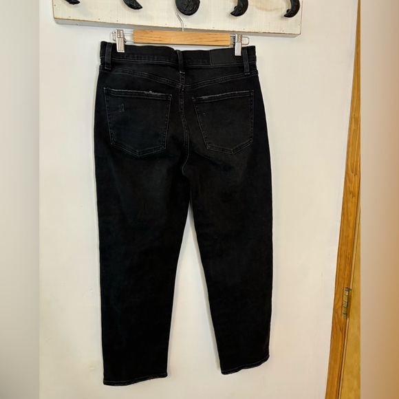 Pistola Black High Rise Straight Ankle Hidden Button Fly Jeans - Picture 6 of 9